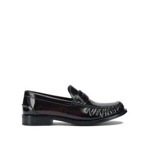 Prada Brushed Leather Loafers IT 39 Women